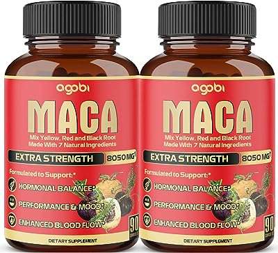 Paquet de 2 capsules de racine de maca poudre 7 en 1. DIAYTAR COTE D'IVOIRE, votre référence en ligne pour tous vos besoins en produits discount. Parcourez notre catalogue diversifié comprenant des articles pour la maison, l'électroménager, l'informatique, la mode et les gadgets, afin de dénicher les meilleures affaires du moment. Optez pour des économies substantielles sans compromettre la qualité et bénéficiez d'une expérience de shopping en ligne des plus avantageuses.