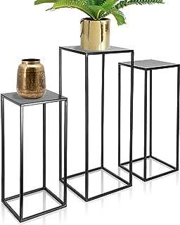 Ensemble de 3 supports à plantes en métal table de présentation. Achetez malin sur DIAYTAR COTE D'IVOIRE  ! Notre boutique en ligne généraliste propose une large gamme de produits discount allant des articles pour la maison, à la mode en passant par l'électroménager et l'informatique. Profitez de nos offres imbattables et faites des économies dès aujourd'hui !