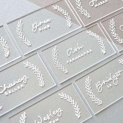 Cartes de table de mariage rectangulaires vierges en acrylique unico 20 pièces transparent parfaites. Vous voulez dépenser moins tout en obtenant plus ? DIAYTAR COTE D'IVOIRE  est là pour vous ! Profitez de nos offres exceptionnelles sur une large gamme de produits, allant des articles ménagers à l'électroménager, en passant par les gadgets et la mode. Faites des économies sans compromettre la qualité.