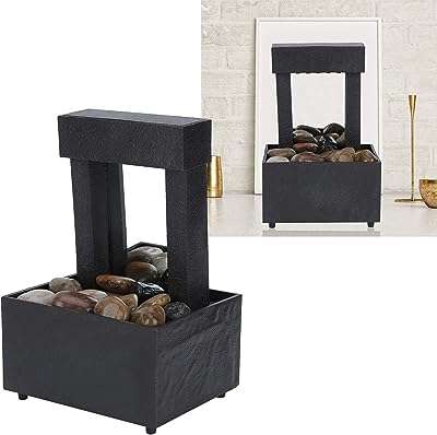 Fontaine d'eau pour tablette fontaine led décoration de bureau durable alimentée par usb pour la maison. DIAYTAR COTE D'IVOIRE  - La boutique en ligne qui vous offre des prix imbattables sur une large gamme de produits discount. Ajoutez du style à votre maison avec nos articles de décoration, simplifiez votre quotidien avec des électroménagers modernes, restez connecté avec nos gadgets technologiques et adoptez les dernières tendances de la mode sans vous ruiner. Faites de bonnes affaires à chaque achat chez nous !