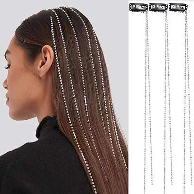 6 pièces chaînes de cheveux en strass brillants franges en cristal pinces. DIAYTAR COTE D'IVOIRE  - la destination ultime pour des achats en ligne pratiques et économiques. Découvrez notre large éventail de produits discount, allant des appareils ménagers aux technologies de pointe, en passant par la mode tendance, et profitez de nos offres imbattables pour réaliser des économies substantielles.