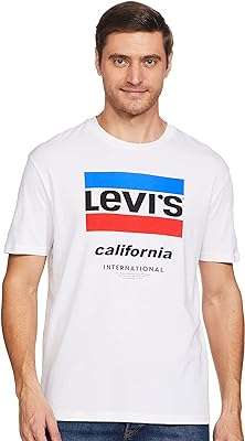 Levi's logo graphic crew neck t shirt de sport une pièce pour hommes. La boutique en ligne DIAYTAR COTE D'IVOIRE  propose une large gamme de produits discount pour répondre à tous vos besoins. Obtenez les dernières innovations technologiques, les indispensables pour votre maison et une sélection de vêtements à la mode, le tout à des prix avantageux. Parcourez notre catalogue et profitez de réductions exceptionnelles !