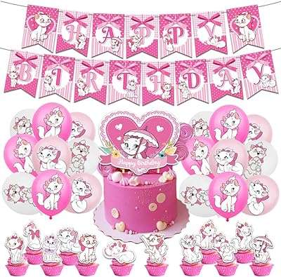 Décorations de fête d'anniversaire mary cat ballons joyeux anniversaire pour enfants avec bannière. Vous recherchez des produits discount à prix cassés ? DIAYTAR COTE D'IVOIRE  est là pour vous ! Découvrez notre catalogue en ligne et trouvez tout ce dont vous avez besoin, de l'électroménager aux articles pour la maison, en passant par l'informatique, la mode et les meilleurs gadgets du moment. Faites des économies sans compromettre votre style !