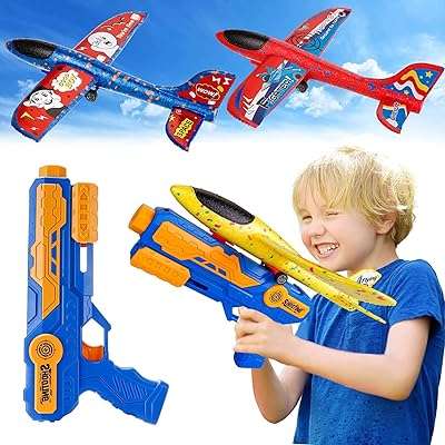 Jouet lanceur d'avion 3 pièces pour enfants planeur en mousse avec pistolet. Parcourez DIAYTAR COTE D'IVOIRE, votre plateforme en ligne incontournable pour l'achat de produits discount. Que vous recherchiez des articles pour votre maison, des outils électroniques ou des accessoires de mode, nous avons tout ce qu'il vous faut à des prix incroyables, sans compromettre la qualité.