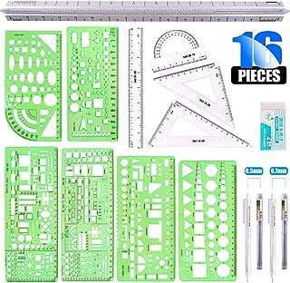 16 pièces modèles de mesure de construction pochoirs règles d'ingénierie règle. DIAYTAR COTE D'IVOIRE  - La boutique en ligne qui rend le shopping abordable! Découvrez notre sélection de produits discount, comprenant des équipements informatiques, des appareils électroménagers, des vêtements tendance et bien plus encore, tous à des prix défiant toute concurrence.