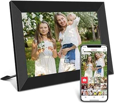 Framio 10.1" cadre photo numérique intelligent wi fi écran tactile ips 1280. DIAYTAR COTE D'IVOIRE, l'adresse incontournable pour tous les amateurs de mode à petit prix. Découvrez notre large sélection de vêtements et accessoires tendances pour hommes et femmes, et exprimez votre style sans vous ruiner. Du casual chic au streetwear, notre boutique en ligne vous offre la possibilité de rester à la pointe de la mode à prix discount. Faites-vous plaisir sans vous soucier du coût !