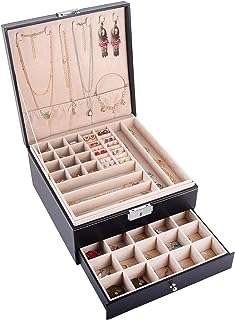 Boîte à bijoux autork 3 niveaux avec tiroir organiseur de bureau pour boucles. Trouvez les meilleurs bons plans chez DIAYTAR COTE D'IVOIRE, le go-to store en ligne pour tous vos besoins discount. Explorez notre large gamme de produits, des vêtements à la mode aux gadgets high-tech, et profitez de prix imbattables sans sacrifier la qualité !