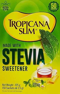 Édulcorant tropicana slim stevia avec chrome 25 g 50 sachets. Faites des économies sur tous vos achats avec DIAYTAR COTE D'IVOIRE, la boutique en ligne qui propose une large gamme de produits discount. Que vous recherchiez des articles pour la maison, des appareils électroniques à la pointe de la technologie, des vêtements tendance ou des gadgets innovants, vous trouverez tout cela à des prix compétitifs chez DIAYTAR COTE D'IVOIRE . N'attendez plus pour bénéficier de nos offres imbattables et profitez d'une expérience d'achat en ligne optimale.