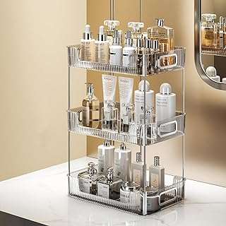 Boîte de rangement transparente pour coiffeuse étagère de maquillage organisateur de maquillage. Besoin de produits discount en un seul endroit ? DIAYTAR COTE D'IVOIRE  est là pour vous ! Explorez notre boutique généraliste et découvrez une multitude d'articles à prix réduit, couvrant tous vos besoins, de l'électroménager à la mode en passant par l'informatique. Naviguez en toute simplicité et trouvez les meilleures affaires en ligne chez DIAYTAR COTE D'IVOIRE  !
