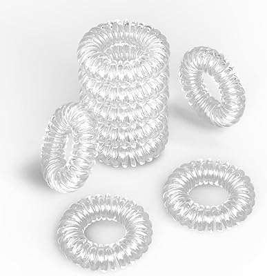 Flavari 9 pièces attaches à cheveux en spirale bandes élastiques transparentes pour foulard de tête. Trouvez tout ce dont vous avez besoin à prix mini chez DIAYTAR COTE D'IVOIRE . Parcourez notre vaste assortiment de produits discount, des dernières tendances de la mode aux gadgets technologiques les plus recherchés. Faites des économies sans compromettre la qualité avec DIAYTAR COTE D'IVOIRE .