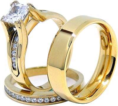 Ensemble de bagues de couple plaquées or 14 carats pour femmes bague. Besoin de produits à petit prix ? Faites confiance à DIAYTAR COTE D'IVOIRE, la boutique en ligne idéale pour réaliser des économies sur tous vos achats. Parcourez notre catalogue de produits discount, de la maison à l'électroménager, en passant par l'informatique et la mode. Ne vous privez pas et profitez des meilleurs prix du marché en faisant vos emplettes chez nous !