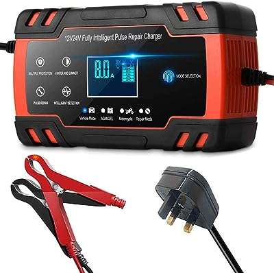 Chargeur de batterie intelligent de voiture à écran tactile lcd 12v 8a. DIAYTAR COTE D'IVOIRE  - votre partenaire pour un shopping discount en ligne réussi. Parcourez notre assortiment complet de produits discount, incluant tout ce dont vous avez besoin pour la maison, l'électroménager, l'informatique, la mode et les gadgets. Profitez de nos prix avantageux et faites des économies sur vos achats en ligne, sans compromis sur la qualité.