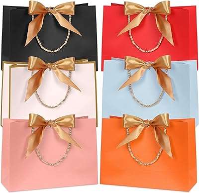 Sacs cadeaux petits sacs avec poignées et ruban à nœud cadeaux en papier. Découvrez DIAYTAR COTE D'IVOIRE, la boutique en ligne ultime pour des achats malins. Parcourez notre catalogue où vous trouverez une grande variété de produits discount pour la maison, l'électroménager, l'informatique ainsi que les dernières tendances mode et les gadgets les plus en vogue.