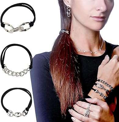 3 élastiques à cheveux synboss avec cercle en métal des basiques la mode qui sont. Ne cherchez plus ailleurs, DIAYTAR COTE D'IVOIRE  offre une large gamme de produits discount en ligne. Faites des affaires exceptionnelles dans tous les domaines, qu'il s'agisse de l'informatique, de la maison ou de la mode. Avec notre sélection variée et notre engagement envers les prix bas, vous êtes sûr de trouver ce que vous recherchez.