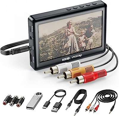 Convertisseur numérique vhs en mp4 lecteur de cassette vinyle en mp3. DIAYTAR COTE D'IVOIRE  - Votre solution en ligne pour des achats malins à petit prix. Explorez notre vaste gamme de produits discount, des indispensables pour la maison aux dernières nouveautés en matière d'informatique, de mode et de gadgets. Économisez sans compromis sur la qualité en choisissant notre boutique en ligne.