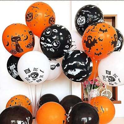 50pcs 12" ballons en latex d'halloween chauve souris crâne fantôme araignée décoration de fête. Vous recherchez des cadeaux à prix abordable pour vos proches ? DIAYTAR COTE D'IVOIRE  a tout pour vous plaire. Explorez notre gamme de gadgets discount, des articles les plus insolites aux innovations technologiques les plus recherchées. Offrez des cadeaux originaux et faites des économies avec DIAYTAR COTE D'IVOIRE .