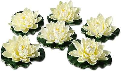 6 pièces 7" fleurs de lotus artificielles flottantes en mousse avec oreiller. DIAYTAR COTE D'IVOIRE, votre boutique en ligne discount pour toutes vos nécessités. Faites des économies sur vos achats de meubles de maison, d'équipements électroniques, de gadgets et bien plus encore. Profitez de nos prix attractifs sans jamais compromettre la qualité.