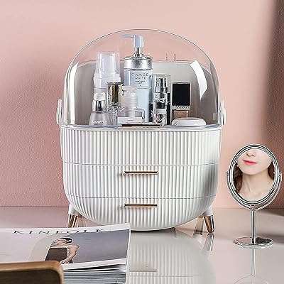 Organisateur de maquillage timmycare boîte de présentation de cosmétiques étanche et anti poussière grande avec tiroirs. DIAYTAR COTE D'IVOIRE  - Votre destination en ligne pour des achats malins. Explorez notre catalogue diversifié de produits discount, des indispensables du quotidien aux dernières tendances. Faites des économies tout en vous garantissant la satisfaction grâce à nos offres attractives et notre engagement envers un rapport qualité-prix exceptionnel.