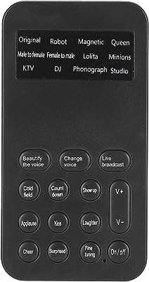 Changeur de voix portable mâle à femelle mini carte vocale universelle avec effets pour jeu