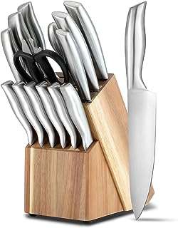 I xitao ensemble de 15 couteaux de cuisine de qualité supérieure avec bloc de bois en semble. Découvrez DIAYTAR COTE D'IVOIRE  et profitez de notre sélection exceptionnelle de produits discount à des prix imbattables. Que vous recherchiez des appareils électroménagers de qualité, des gadgets high-tech dernier cri ou des accessoires de mode à petit prix, vous trouverez tout cela dans notre boutique en ligne.