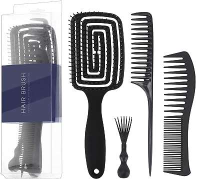 Dayoung ensemble de brosses à cheveux et peignes 4 pièces brosse incurvée ventilée pour femmes. Explorez DIAYTAR COTE D'IVOIRE  et découvrez une variété impressionnante de produits discount pour la maison, l'électroménager, l'informatique et la mode. Avec des offres irrésistibles et une livraison rapide, faites des économies tout en obtenant des produits de qualité.