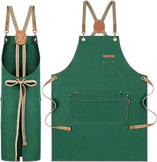 Tablier de chef pour hommes et femmes avec poches tabliers de barista en coton. Dites adieu aux prix exorbitants avec DIAYTAR COTE D'IVOIRE, votre destination en ligne pour des produits discount de qualité. Du dernier cri en matière d'électroménager aux tendances de la mode à prix réduits, notre boutique en ligne propose une large gamme d'articles à des prix imbattables. Ne manquez pas nos offres spéciales qui vous permettront de réaliser d'énormes économies.
