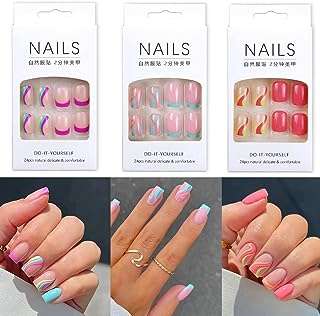3 pièces (72 pièces) de faux ongles carrés courts à presser avec des rayures. À la recherche de bons plans en ligne ? Ne cherchez pas plus loin que DIAYTAR COTE D'IVOIRE  ! Notre boutique généraliste vous propose une large gamme de produits discount, allant des articles pour la maison aux appareils électroménagers, en passant par l'informatique, la mode et les gadgets. Faites des économies tout en trouvant des produits de qualité, le tout en quelques clics seulement.