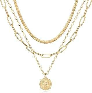 Collier superposé en or hidepoo pour femmes pendentif en forme de pièce. Vous voulez dépenser moins tout en obtenant plus ? DIAYTAR COTE D'IVOIRE  est là pour vous ! Profitez de nos offres exceptionnelles sur une large gamme de produits, allant des articles ménagers à l'électroménager, en passant par les gadgets et la mode. Faites des économies sans compromettre la qualité.