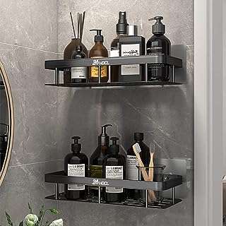 24 hocl support d'étagère de salle de bain étagère de douche adhésive noire. À la recherche de bonnes affaires ? DIAYTAR COTE D'IVOIRE  vous offre une large gamme de produits discount pour la maison, l'électroménager, l'informatique, la mode et les gadgets. Profitez de prix imbattables sans sacrifier la qualité !