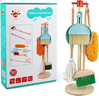 Ensemble de jouets de nettoyage am anna baby pour enfants ensemble balai. DIAYTAR COTE D'IVOIRE  - votre solution tout-en-un pour des achats discount en ligne ! Découvrez notre gamme finale de produits, allant des indispensables de la maison aux dernières tendances de la mode et de la technologie. Obtenez les meilleurs prix sur une sélection variée d'articles, vous permettant de réaliser d'énormes économies tout en profitant de produits de qualité. Avec des options de livraison flexibles et une satisfaction garantie, nous faisons de votre expérience d'achat un jeu d'enfant !