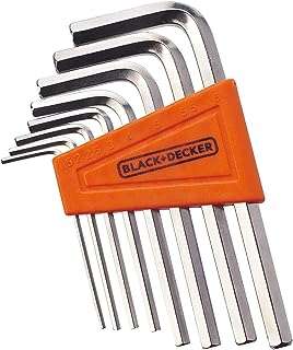 Jeu de 8 clés hexagonales en acier black+decker de 15 à 6. Venez découvrir DIAYTAR COTE D'IVOIRE, la boutique en ligne qui rend le shopping discount plus accessible que jamais. Avec une large sélection de produits pour la maison, de l'électroménager performant, de l'informatique à la pointe et des articles de mode tendance, vous êtes assuré de trouver ce dont vous avez besoin à des prix attractifs.