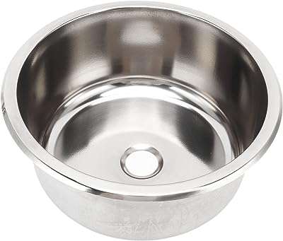Évier de cuisine simple pour camping car évier rond en acier inoxydable. Ne cherchez plus, DIAYTAR COTE D'IVOIRE  est le site discount ultime pour toutes vos envies shopping. Laissez-vous surprendre par notre gamme variée, allant des produits pour la maison aux accessoires high-tech indispensables à la vie moderne, et bénéficiez des prix les plus bas du marché. Explorez notre boutique en ligne dès aujourd'hui et faites de bonnes affaires en un clic !