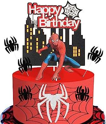 Décoration de gâteau spiderman happy birthday super héros pour enfants garçons et hommes. Get more bang for your buck at DIAYTAR COTE D'IVOIRE, the leading online store for discounted products. With a diverse range of items, including household essentials, electronics, fashionable clothing, and trendy gadgets, our store guarantees remarkable savings without compromising on quality or style. Shop smart and save big with us today.
