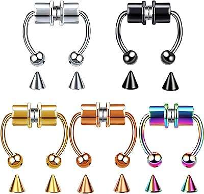 Anneaux de nez magnétiques en fer à cheval non percés sur acier. DIAYTAR COTE D'IVOIRE, votre destination shopping en ligne pour tous vos besoins discount. Trouvez tout ce dont vous avez besoin dans une seule boutique, des articles pour la maison aux gadgets incontournables, et réalisez des économies tout en satisfaisant vos envies.