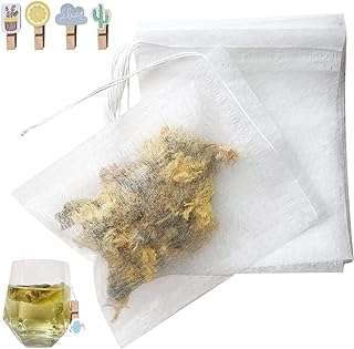 200 pièces sachets filtre à thé jetables avec cordon de serrage biodégradables en fibre. Achat malin en ligne ? C'est chez DIAYTAR COTE D'IVOIRE  ! Parcourez notre boutique en ligne généraliste et trouvez tout ce dont vous avez besoin à des prix réduits. Que ce soit pour équiper votre maison, mettre à jour votre garde-robe ou obtenir les derniers gadgets, notre sélection discount saura vous satisfaire sans vous ruiner !