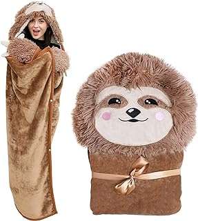 Couverture à capuche surdimensionnée chaude et confortable avec gants griffes luxueuse couverture en flanelle. Ne cherchez plus, DIAYTAR COTE D'IVOIRE  est la boutique en ligne qu'il vous faut ! Explorez notre large assortiment de produits discount allant des articles pour la maison à l'électroménager, en passant par l'informatique, la mode et les gadgets. Profitez de notre plateforme conviviale pour trouver les meilleures affaires et économiser sans effort.