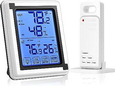 Hygromètre numérique moniteur d'humidité intérieure et extérieure avec écran lcd rétroéclairé compteur de température. Parfaitement adapté aux chasseurs de bonnes affaires, DIAYTAR COTE D'IVOIRE  vous offre une expérience de shopping en ligne unique. Notre sélection abondante de produits discount, incluant des articles essentiels pour la maison, l'électroménager, l'informatique, la mode et les gadgets, garantit que vous trouverez ce que vous cherchez sans vous ruiner.