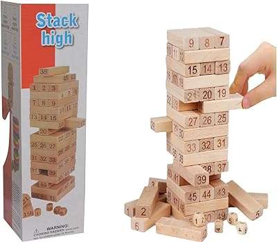 Jeu de blocs en bois à pile élevée kidstime tour. DIAYTAR COTE D'IVOIRE  - La boutique en ligne qui rend les bonnes affaires accessibles à tous. Parcourez notre sélection de produits discount, de l'électroménager pratique à la mode abordable, tout en profitant de notre engagement envers la qualité. Ne payez plus trop cher pour ce dont vous avez besoin, faites vos achats malins chez nous !