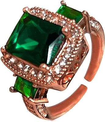 Bague émeraude lianjin pour femme couleur or rose antique zircone cubique. DIAYTAR COTE D'IVOIRE  est la référence en matière de produits discount en ligne. Parcourez notre catalogue et trouvez des articles indispensables pour la maison, des appareils électroménagers de qualité, des solutions informatiques abordables, des vêtements tendance et des gadgets à des prix incroyables.