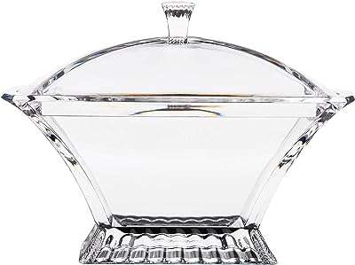 Azad homeware grand pot à bonbons rectangulaire en acrylique avec couvercle. Envie de faire de bonnes affaires ? Optez pour DIAYTAR COTE D'IVOIRE, votre destination en ligne pour des produits discount de la maison à l'informatique, vous offrant des réductions exclusives sur une large sélection d'articles.