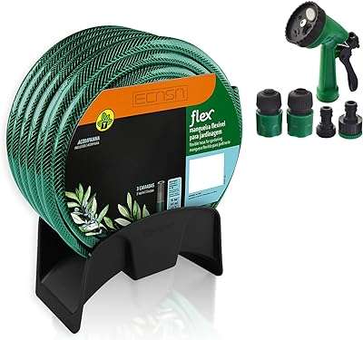 Tuyau d'arrosage ikasatm filetage de 15 mètres et connecteurs de pulvérisation tuyau extensible avec raccords. Découvrez DIAYTAR COTE D'IVOIRE, votre boutique en ligne généraliste offrant une sélection impressionnante de produits discount. Que vous recherchiez des articles pour votre maison, des appareils électroménagers à la pointe de la technologie, des équipements informatiques ou même les dernières tendances de la mode et les gadgets les plus cool, nous avons tout ce dont vous avez besoin, à des prix incroyablement bas !
