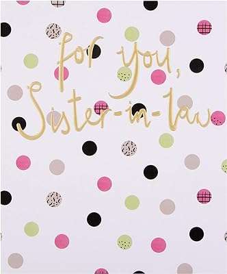 Carte d'anniversaire pour belle sœur par hallmark studio conception de texte en relief. DIAYTAR COTE D'IVOIRE  - Votre source en ligne pour des produits discount de qualité. Explorez notre boutique en ligne et découvrez une large variété de produits, du petit électroménager aux gadgets les plus en vogue. Profitez de nos prix cassés et trouvez les meilleurs deals pour vos besoins quotidiens.