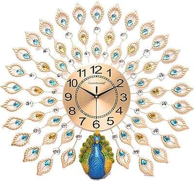 Gfl clocks horloge murale créative paon en métal montre à quartz pour salon. Vous cherchez des bonnes affaires en ligne ? Ne cherchez pas plus loin que DIAYTAR COTE D'IVOIRE, la boutique en ligne généraliste où vous trouverez tout à prix discount. Explorez notre sélection complète, allant de la maison à l'électroménager, de l'informatique à la mode et aux gadgets, et bénéficiez de tarifs avantageux pour tous vos achats. Réalisez des économies importantes sans compromettre la qualité avec DIAYTAR COTE D'IVOIRE .