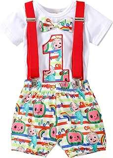Vêtements pour bébé garçon combinaisons mignonnes pour 1er anniversaire tenues de baptême neutres à la mode. DIAYTAR COTE D'IVOIRE  est là pour rendre votre budget heureux et votre shopping facile. Parcourez notre gamme complète de produits discount de qualité supérieure allant de la maison à l'électroménager, de l'informatique à la mode, et trouvez des articles pour chaque aspect de votre vie à des prix imbattables!