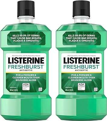 Rince de bouche antiseptique listerine freshburst contre la mauvaise haleine la plaque dentaire et gingivite. Vous recherchez des produits de qualité à prix imbattable pour améliorer votre quotidien ? DIAYTAR COTE D'IVOIRE  est votre solution discount pour tous vos besoins maison et bien-être. Des articles de bricolage aux accessoires de beauté, en passant par le linge de maison, notre catalogue répondra à toutes vos attentes sans pour autant peser sur votre porte-monnaie.
