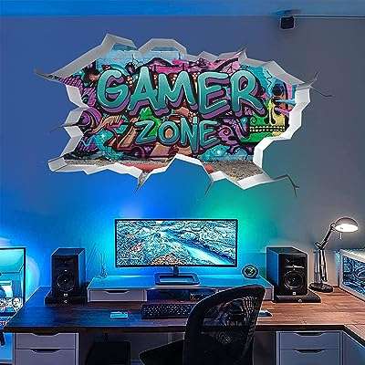 Accessoires de jeu 3d twarty chambre de garçons gamer zone playstation fortnite. Découvrez DIAYTAR COTE D'IVOIRE, où vous trouverez une sélection incomparable de produits discount. De la cuisine à la mode en passant par les gadgets high-tech, notre boutique en ligne vous offre la possibilité d'économiser tout en profitant de produits de qualité pour tous les aspects de votre vie.