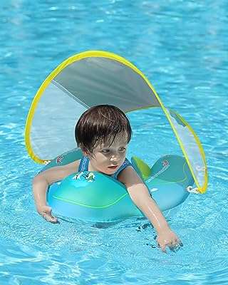 Flotteur de piscine gonflable pour bébé avec auvent. DIAYTAR COTE D'IVOIRE  - la référence en matière de shopping en ligne à prix réduit. Trouvez tout ce dont vous avez besoin pour votre maison, de l'électroménager pratique aux articles de mode tendance, en passant par les dernières innovations technologiques. Faites des économies sans compromettre la qualité avec notre selection de produits discount de confiance.