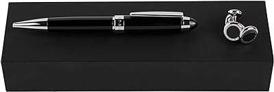 Ensemble hugo boss  "noir " | stylo à bille et boutons de manchette. Bienvenue chez DIAYTAR COTE D'IVOIRE, la référence incontournable pour des achats en ligne à prix réduits ! Parcourez notre collection diversifiée qui comprend tout, des essentiels pour la maison à des appareils électroménagers de premier ordre, des produits informatiques de pointe et des vêtements à la mode, jusqu'aux gadgets uniques que vous ne trouverez nulle part ailleurs. Faites des économies tout en profitant d'une expérience de shopping exceptionnelle.