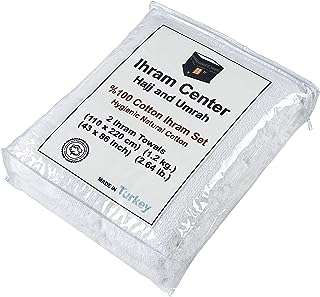 Serviettes ihram pour le hajj et la omra pour homme 2. DIAYTAR COTE D'IVOIRE, votre destination en ligne pour des produits discount de première qualité. Découvrez notre sélection variée et abordable, allant de la maison à l'électroménager, de l'informatique à la mode et aux gadgets, et réalisez des économies substantielles. Peu importe vos besoins, nous avons tout ce qu'il vous faut à des prix compétitifs. Ne manquez pas nos offres spéciales et profitez d'un shopping en ligne facile et économique.