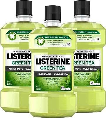 Rince de bouche au thé vert listerine paquet de 3 bouteilles. Besoin de renouveler votre intérieur sans vous ruiner ? DIAYTAR COTE D'IVOIRE  est là pour vous offrir une vaste gamme de produits discount pour la maison, des meubles aux accessoires décoratifs en passant par les appareils électroménagers. Profitez de notre sélection de qualité à des prix incroyables et transformez votre maison sans vous soucier de votre budget.